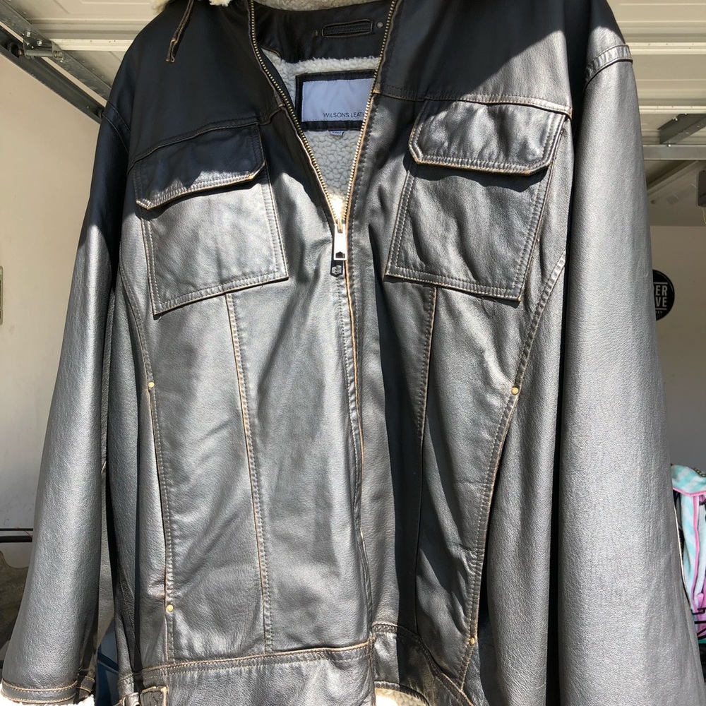Men’s brand new coat leather